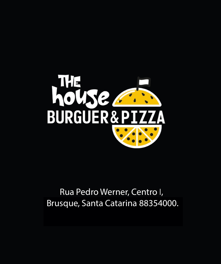 Logo e endereço da The House